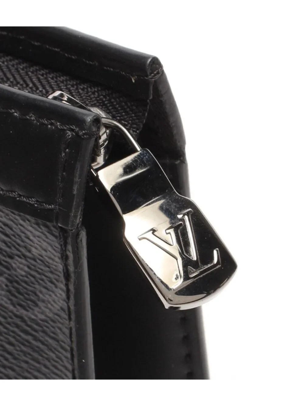 Louis Vuitton Pouch Clutch Pochette Voyage MM Monogram Eclipse